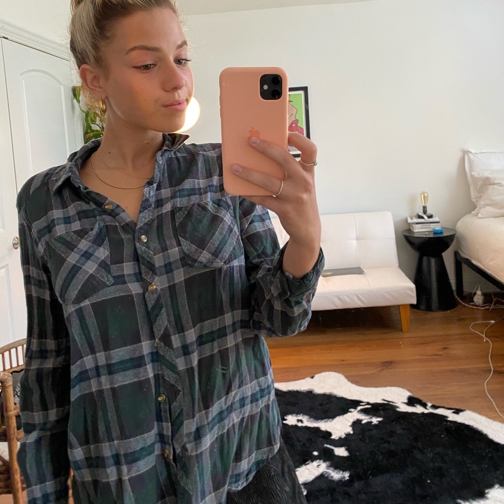 Plaid top